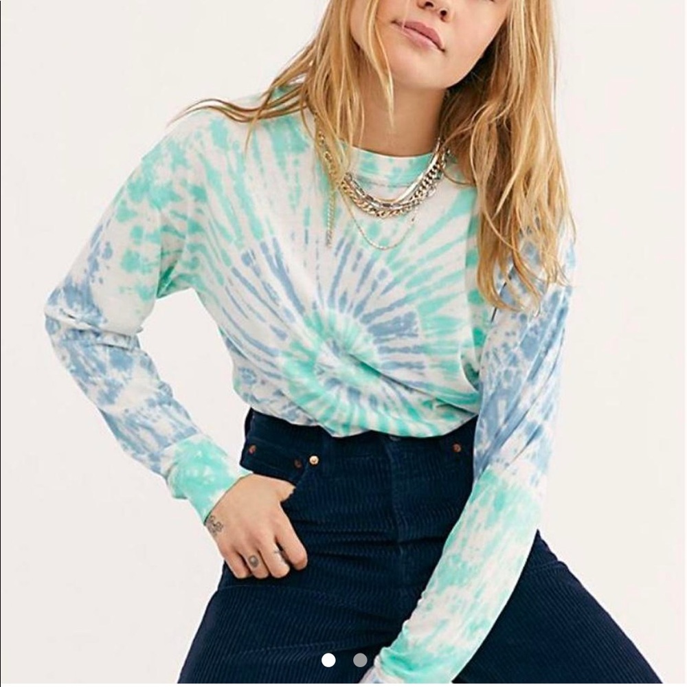 Free people tie die bodysuit